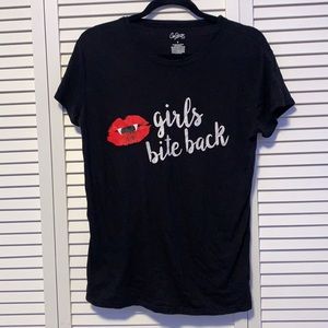 Spooky Halloween Female Empowerment Vampire T-Shirt